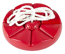 Load image into Gallery viewer, Squirrel Products Red Tree Swing Disc - Rope Swing
