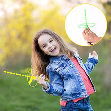 Load image into Gallery viewer, Flying Toys for Kids, Twisty Hand Control Flying Saucers, Twist Disc Flyer Saucers for Party Favors and Prizes, Funny Outdoor Flying Toys for Kids, Childhood Memories (Multicolor 10pc)
