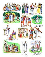 Crucifixion and Resurrection of Jesus Felt Figures Flannel Board Bible Stories PRECUT