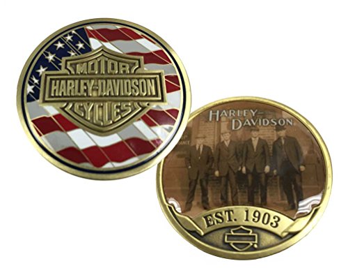 Harley-Davidson Originals Challenge Coin, Bar & Shield Est. 1903 Coin 8003456
