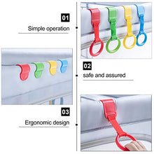 Load image into Gallery viewer, TOYANDONA 4Pcs Baby Crib Pull Ring Baby Bed Stand Up Rings Baby Cot Rings Walking Assistant for Baby Toddler
