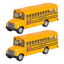 Load image into Gallery viewer, Rhode Island Novelty 5 Inch Die Cast School Bus with Pull-Back Action, 2 Per Order
