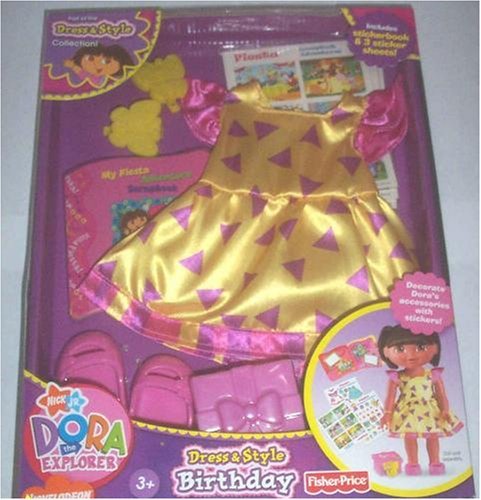 Fisher-Price Dora Dress And Style Fashions Birthday Party