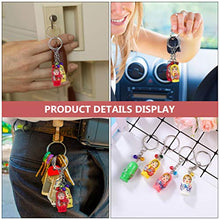 Load image into Gallery viewer, NUOBESTY 36pcs Russian Nesting Dolls Keychains Mini Wood Matryoshka Dolls Key Rings Toys Russian Dolls Key Rings Party Favor Gift (Random Style)
