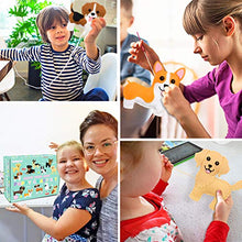 Load image into Gallery viewer, CiyvoLyeen Puppy Craft Kit Kids DIY Crafting and Sewing Set Dog Stuffed Animal Felt Plushie for Girls and Boys Educational Beginners Sewing Set
