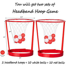 Load image into Gallery viewer, Christmas Gag Gifts Headband Hoop Ball Game White Elephant Exchange Party Xmas Holiday Fun Carnival Activities
