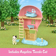 Load image into Gallery viewer, Calico Critters Baby Balloon Playhouse, Dollhouse Playset with Tuxedo Cat Figure Included
