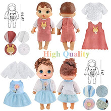 Load image into Gallery viewer, Girl Doll Clothes and Accessories - 12 Sets Doll Clothes for 12 Inch Dolls, Alive-Baby Doll Clothes Dress Pajamas Swimsuits, Lovely Baby Doll Outfits Accessories for Christmas Birthday for Little Girl
