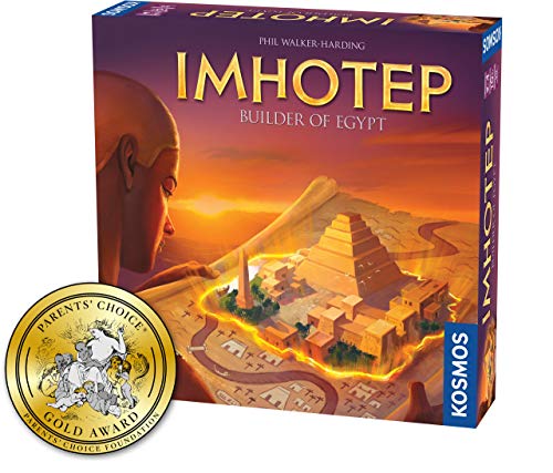 Imhotep Builder of Egypt | Family Board Game by Kosmos | 2-4 Players | Ages 10+ | Toy of The Year Finalist | Parents Choice Gold Award Winner | Toy Insider Top Holiday Toy | Spiel Des Jahres-Nominated