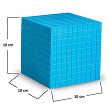 Load image into Gallery viewer, Learning Resources Blue Plastic Base Ten Cube
