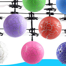 Load image into Gallery viewer, NUOBESTY Flying Ball Toys Light Up Ball Toys Sensor for Indoor Outdoor Remote Controller Drone Flying Toys (Purple)
