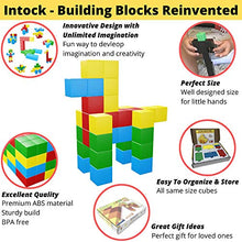 Load image into Gallery viewer, Intock Magnetic Blocks, Magnetic Cubes Educational Toys, Original Award Winning Magnetic Building Blocks For Kids, 100 Pieces Rainbow Color Autism Toys Magic Cube Sensory Toys For Kids
