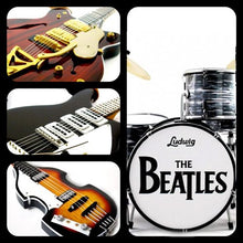 Load image into Gallery viewer, The Beatles Fab Four Miniature Guitar and Drums Set of 4 Cool
