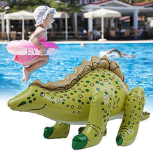 Load image into Gallery viewer, Simulation Inflatable Dinosaur, Quality PVC(Stegosaurus with a Row of Teeth on The Green Back)
