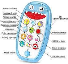Load image into Gallery viewer, Baby Musical Toys,Baby Shark Phone Toys with Light and Sound, Teething Phone Toy for Babies - Play and Learn for Children and Toddlers
