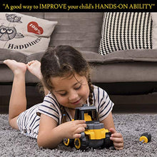 Load image into Gallery viewer, Mushky Take Apart Toys for Boys and Girls, 26pc Assembly Bulldozer Toys Construction Truck with Screwdriver, STEM Educational Learning Toys for Toddlers, Best Toy Vehicles Gifts for 3 4 5 6 Year Olds
