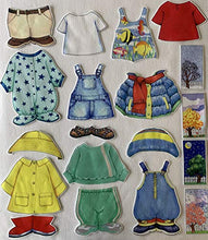 Load image into Gallery viewer, Dress Me Weather Bear Felt Flannel Board Story(Large precut Cover)
