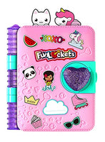TIANLE FunLockets Secret Journal, Diary, Activity and Creativity, Sticker and Stationery Set, Secret Writing, Drawing and Doodling, Aged 6 Years Plus