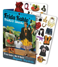 Load image into Gallery viewer, The Unemployed Philosophers Guild Frida&#39;s Frocks and Smocks - Frida Kahlo Magnetic Dress Up Doll Play Set
