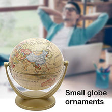 Load image into Gallery viewer, SQER Mini Globe,High Definition World Globe,About 12 x 15cm(Dia. x H),Suitable for Students, Children, Adults, The Elderly
