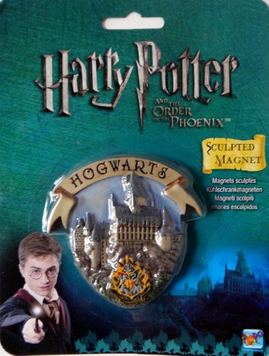 HARRY POTTER Sculpted Hogwarts School of Witchcraft and Wizardry Magnet