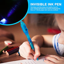 Load image into Gallery viewer, WYAO Invisible Ink Pen, Spy Pen with UV Light Magic Marker Kid Pens for Secret Message and Party Favor Bag Goody Stuffer (16 Pack)
