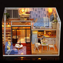Load image into Gallery viewer, puseky DIY Doll House Cute Dollhouse Miniature DIY House Kit with Music The Castle in The Sky
