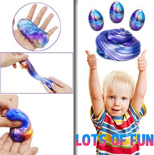 Load image into Gallery viewer, LAWOHO Slime Putty Colorful Galaxy Egg 5 Pack Slime Stress Relief Sludge Toys Gifts for Kids Birthday Party Favors Halloween Christmas New Year Gift
