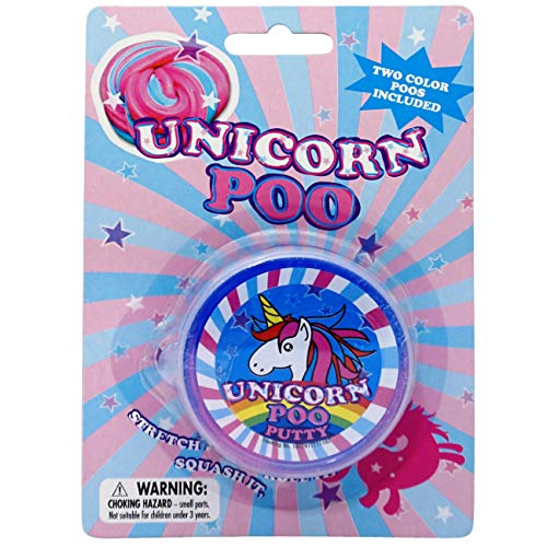 Island Dogs Two Color Unicorn Poo Toy, Pink