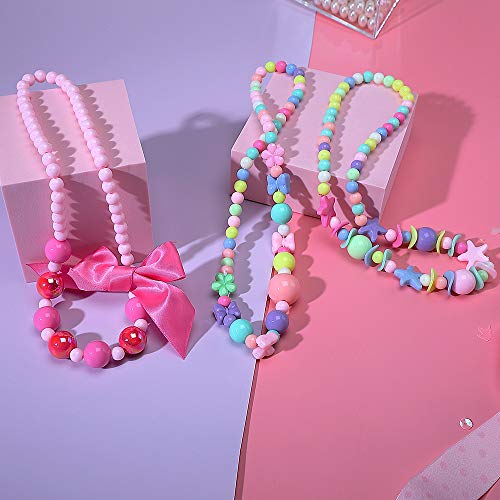 6pcs Color Block Beaded Bracelet  Small bead bracelet, Pink beaded  bracelets, Beaded necklace diy