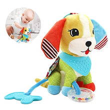 Load image into Gallery viewer, Bloobloomax Baby Car Seat Toys, Infant Soft Plush Rattle, Cute Animal Doll,Early Development Hanging Stroller Toys for Newborn Boys Girls Gifts (Dog)
