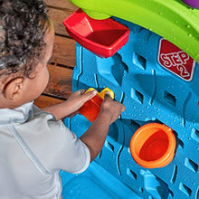 Load image into Gallery viewer, Step2 Waterfall Discovery Wall | Double-Sided Outdoor Water Play Set with 13-Pc Water Accessory Set
