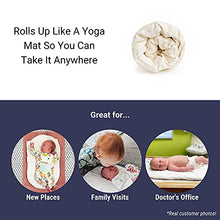 Load image into Gallery viewer, The Topponcino Company | Original Montessori Topponcino (Natural) | Baby Lounger, Support Pillow, and Tummy Time Mat | Portable &amp; Lightweight | for 0-6+ Months
