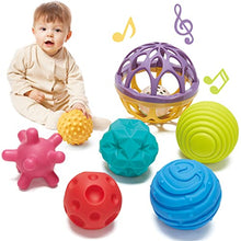 Load image into Gallery viewer, Montessori Toys for Babies 6-12 Months - Sensory Balls for Baby Sensory Toys 6-12 Months Balls for Toddlers 1-3 Textured Hand Catching Balls Baby Rattle 3-6 9 Months Old Baby Toys 6 to 12 Months
