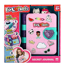 Load image into Gallery viewer, TIANLE FunLockets Secret Journal, Diary, Activity and Creativity, Sticker and Stationery Set, Secret Writing, Drawing and Doodling, Aged 6 Years Plus
