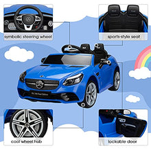 Load image into Gallery viewer, TOBBI 12V Kids Ride On Car, Mercedes Benz Licensed Kids Electric car w/ LED Lights, Forward/Reverse Function for Boys Girls (Blue)
