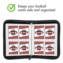 Load image into Gallery viewer, POKONBOY 400 Pockets Football Card Binder, Football Trading Cards, Display Case with Football Card Sleeves Card Holder Protectors Set for Football Cards
