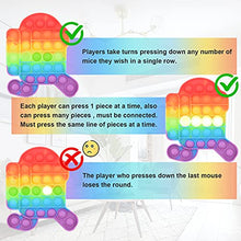 Load image into Gallery viewer, Cingfanlu pop Fidget Push Toy, 2 Pack Autism Special Needs Stress Reliever Silicone Stress Reliever Toy ,Squeeze Sensory Toy for Nxiety Stress Reliever,Good for Restore Emotions
