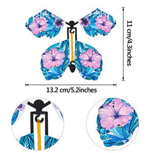 Load image into Gallery viewer, 15 Pieces Wind up Butterfly Magic Flying Butterfly Flying Butterflies for Explosion Box Card Insert Rubber Band Butterfly Toy for Gift Box, Card Surprise, Valentine&#39;s Day Surprise (Vintage Style)
