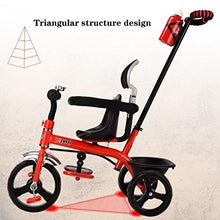 Load image into Gallery viewer, Children&#39;s Tricycle 1-6 Years Old Children&#39;s Bicycle Outdoor Toddler Trolley 3 Colors Can Be Made As Gifts Baby Bicycle Boy Girl (Color : Red)

