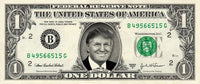DONALD TRUMP on a Real Dollar Bill Collectible Cash Money