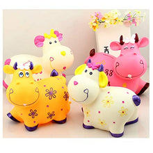 Load image into Gallery viewer, Kylin Express Pretty Cute Milk Cow Home Decor Ornament Money Banks Coin Banks, White/Blue

