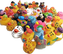 Load image into Gallery viewer, Zugar Land Assorted Colorful Rubber Duckies (2&quot;) Ducks Ducky Duck Ducking (100)
