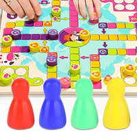 Tomantery Pieces Pawn Colorful Chess Pawn Lightweight for Kids