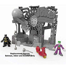 Load image into Gallery viewer, Fisher Price IMAGINEXT Replacement Figures Batman Joker and Scooter
