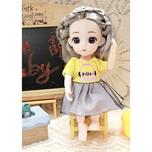 Load image into Gallery viewer, F Fityle Fashion Dolls, 6 inch Mini Doll with Clothes Shoes Costume, Miniature Doll Playsets for Girls, Birthday Party Favors - Skirt
