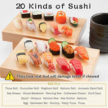 Load image into Gallery viewer, Sushi Magnet Nigiri Type Sushi Replica with Strong Magnet on Underside (Fatty Tuna)
