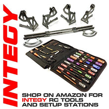Load image into Gallery viewer, Integy RC Model Hop-ups C28801BLUE Billet Machined Piggyback Shock Set (4) for Traxxas 1/10 Bandit 2WD
