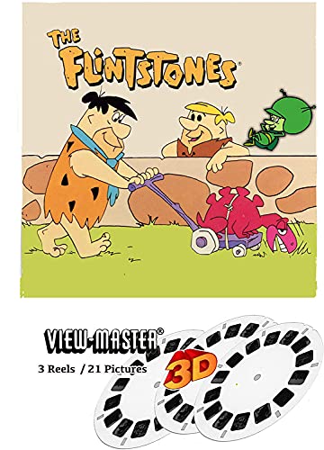 Flintstones - The Great Gazoo - ViewMaster - 3 Reel Set - 21 3D Images