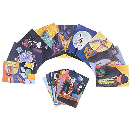 Yosoo Tarot Card Deck, Paper Tarot Cards Divination Playing Cards Stress Relieve Relaxation Interaction Board Game Card Tarot Divination Tarot Decks Tarot Cards Deck for Beginners and Expert Readers